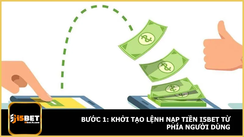 Đầu tiên hãy thao tác tạo lệnh nạp tiền
